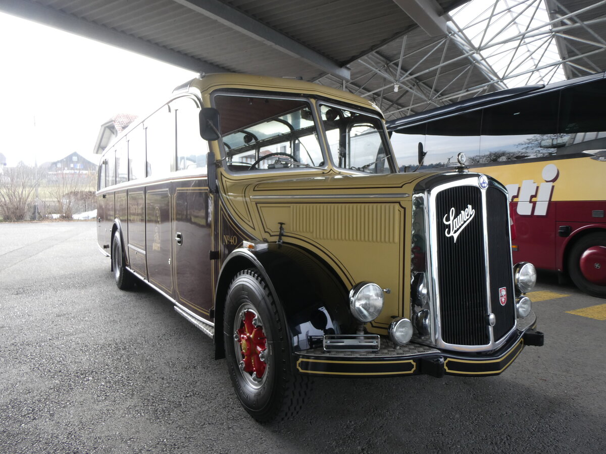 (271'751) - Marti, Kallnach - Nr. 40 - Saurer/Lauber am 8. Februar 2025 in Kallnach, Car-Terminal