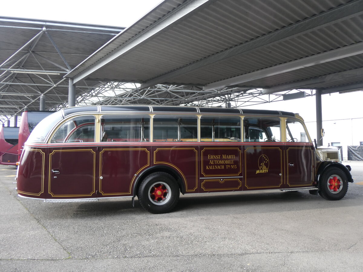 (271'779) - Marti, Kallnach - Nr. 40 - Saurer/Lauber am 8. Februar 2025 in Kallnach, Car-Terminal