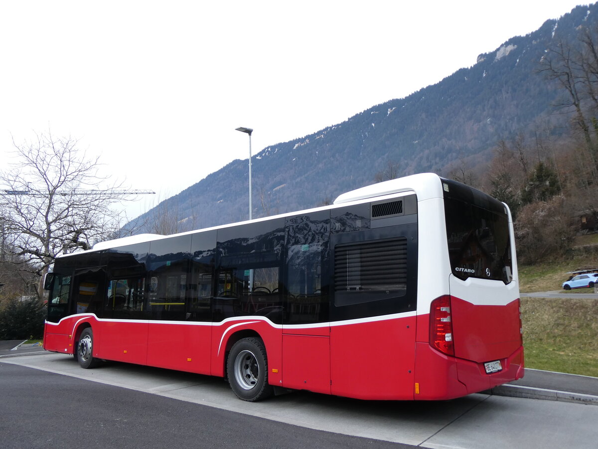 (271'839) - PostAuto Bern - BE 640'277/PID 12'318 - Mercedes (ex Wiener Linien, A-Wien Nr. 8158) am 11. Februar 2025 in Ringgenberg, Sge