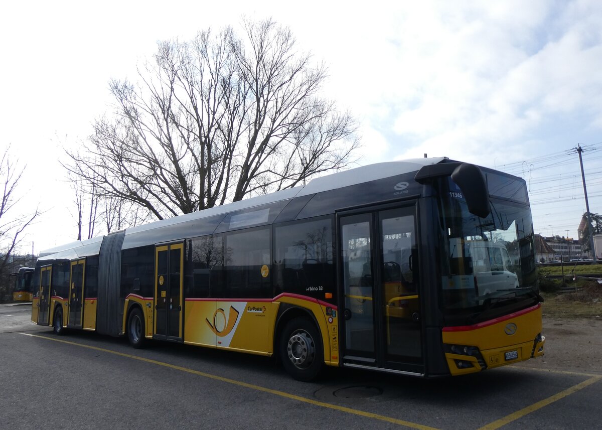 (272'068) - CarPostal Ouest - VD 563'560/PID 11'346 - Solaris am 15. Februar 2025 in Yverdon, Garage