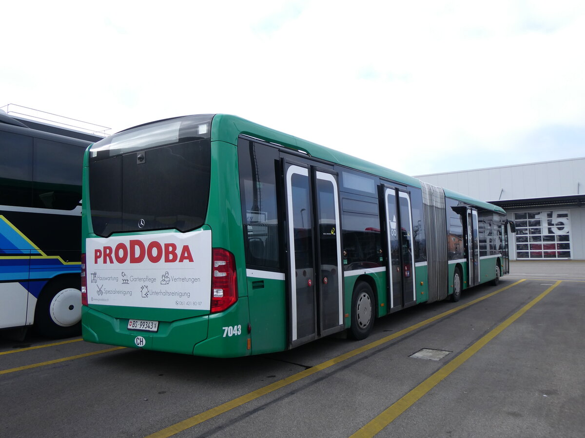 (272'107) - BVB Basel - Nr. 3043/BS 99'343 - Mercedes am 15. Februar 2025 in Winterthur, DAimler Buses