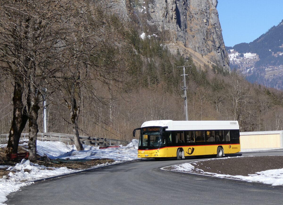 (272'238) - PostAuto Bern - BE 474'560/PID 10'247 - Hess am 18. Februar 2025 in Stechelberg, Schilthornbahn