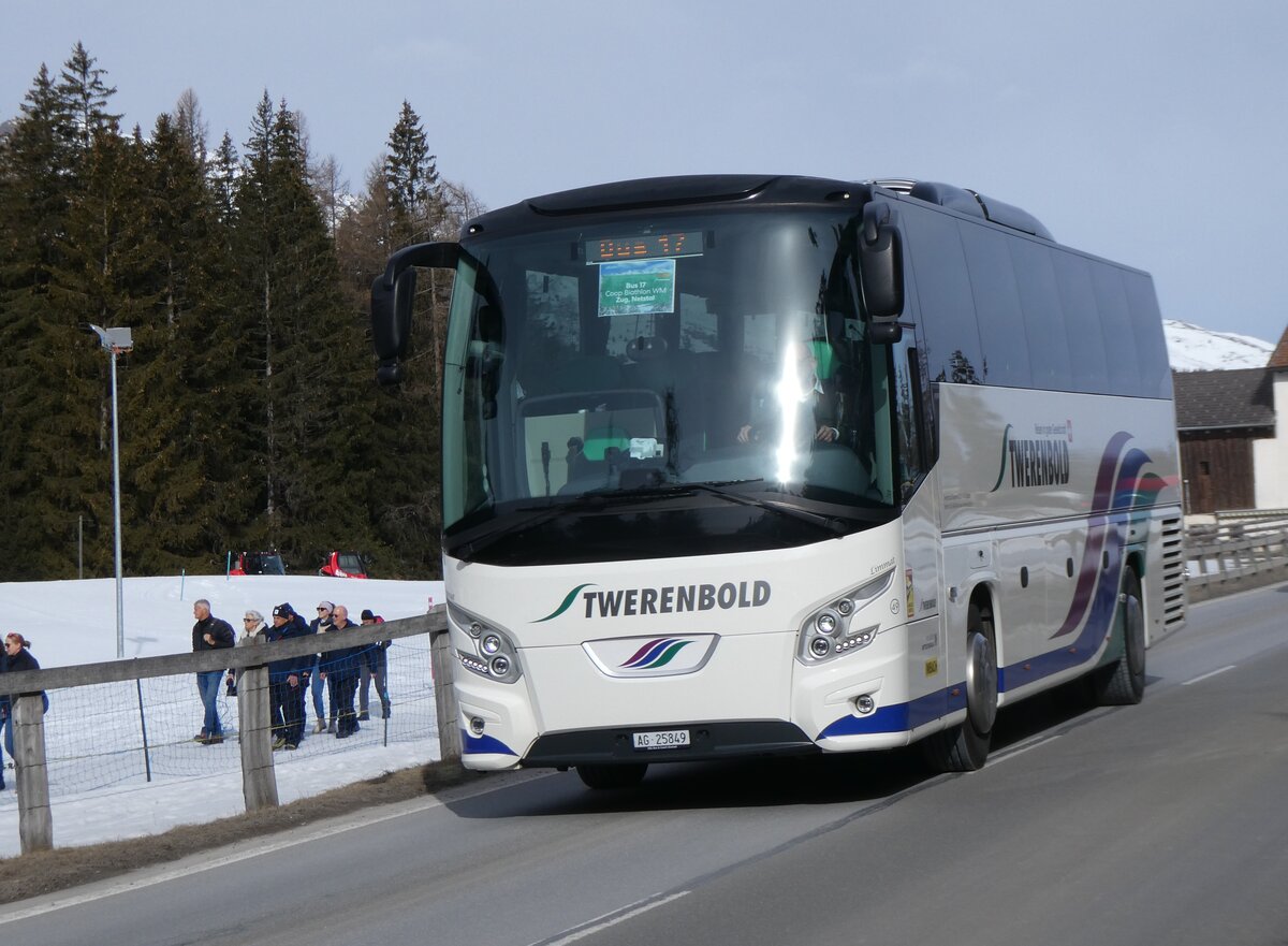 (272'325) - Twerenbold, Baden - Nr. 49/AG 25'849 - VDL am 22. Februar 2025 in Lantsch/Lenz, Biathlon-WM