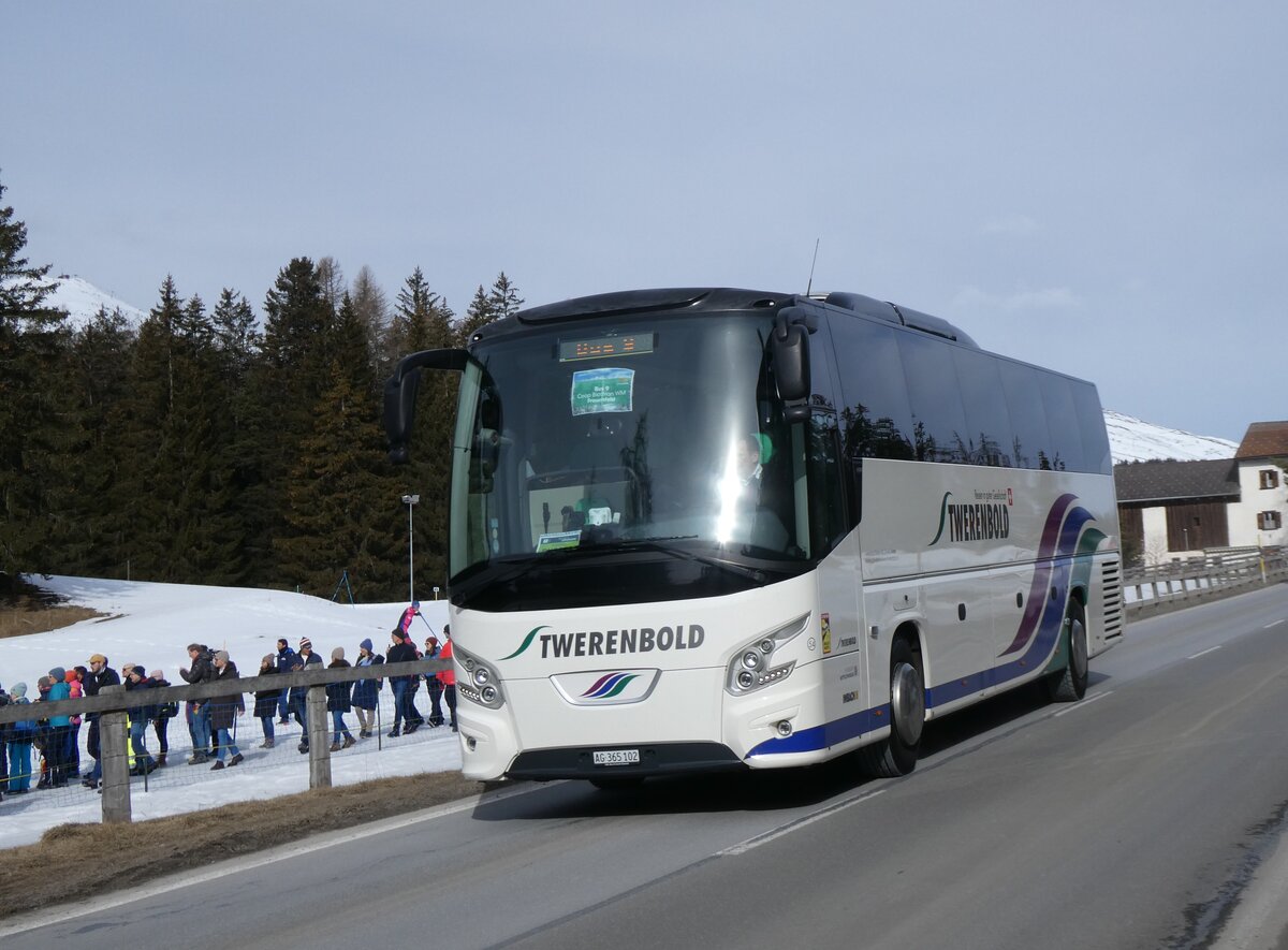 (272'328) - Twerenbold, Baden - Nr. 54/AG 365'102 - VDL am 22. Februar 2025 in Lantsch/Lenz, Biathlon-WM