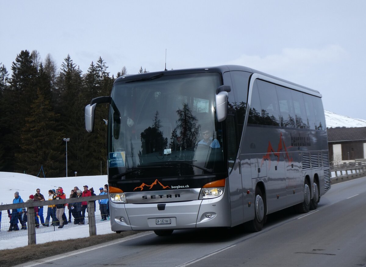 (272'378) - Ltscher, Haldenstein - GR 182'861 - Setra am 22. Februar 2025 in Lantsch/Lenz, Biathlon-WM