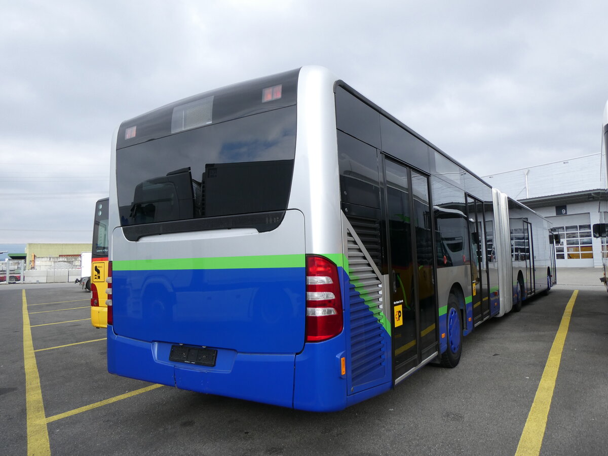 (272'548) - PostAuto - PID 12'422 - Mercedes (ex TPL Lugano Nr. 406) am 1. Mrz 2025 in Kerzers, Interbus