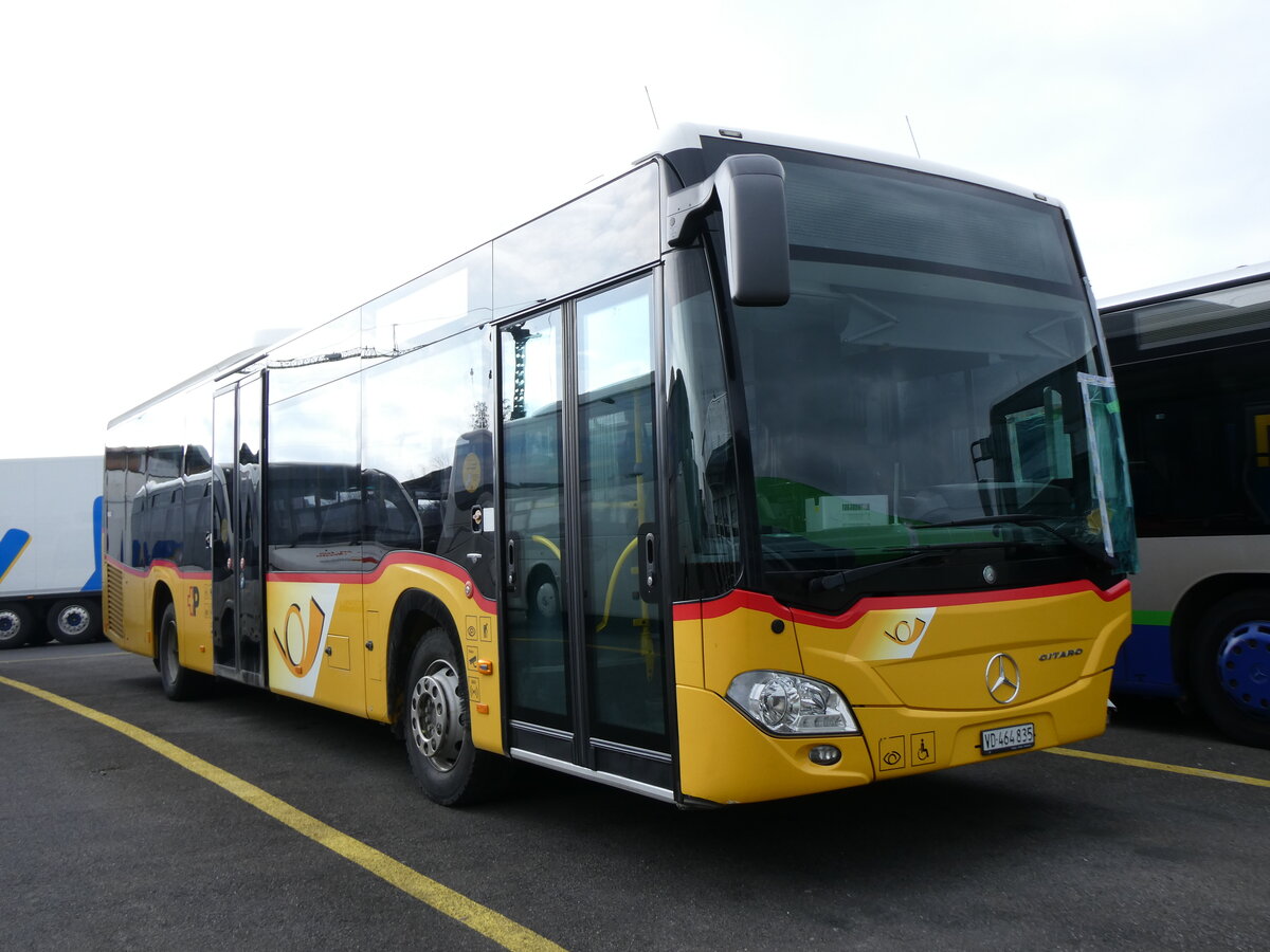 (272'549) - CarPostal Ouest - VD 464'835/PID 10'602 - Mercedes am 1. Mrz 2025 in Kerzers, Interbus