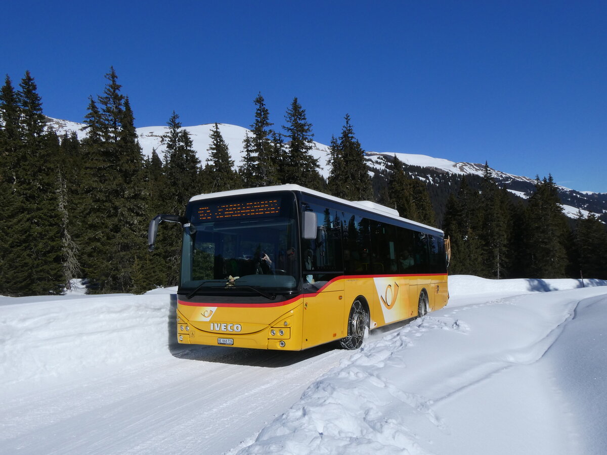 (272'581) - Flck, Brienz - Nr. 26/BE 868'726/PID 11'668 - Iveco am 2. Mrz 2025 bei der Grossen Scheidegg