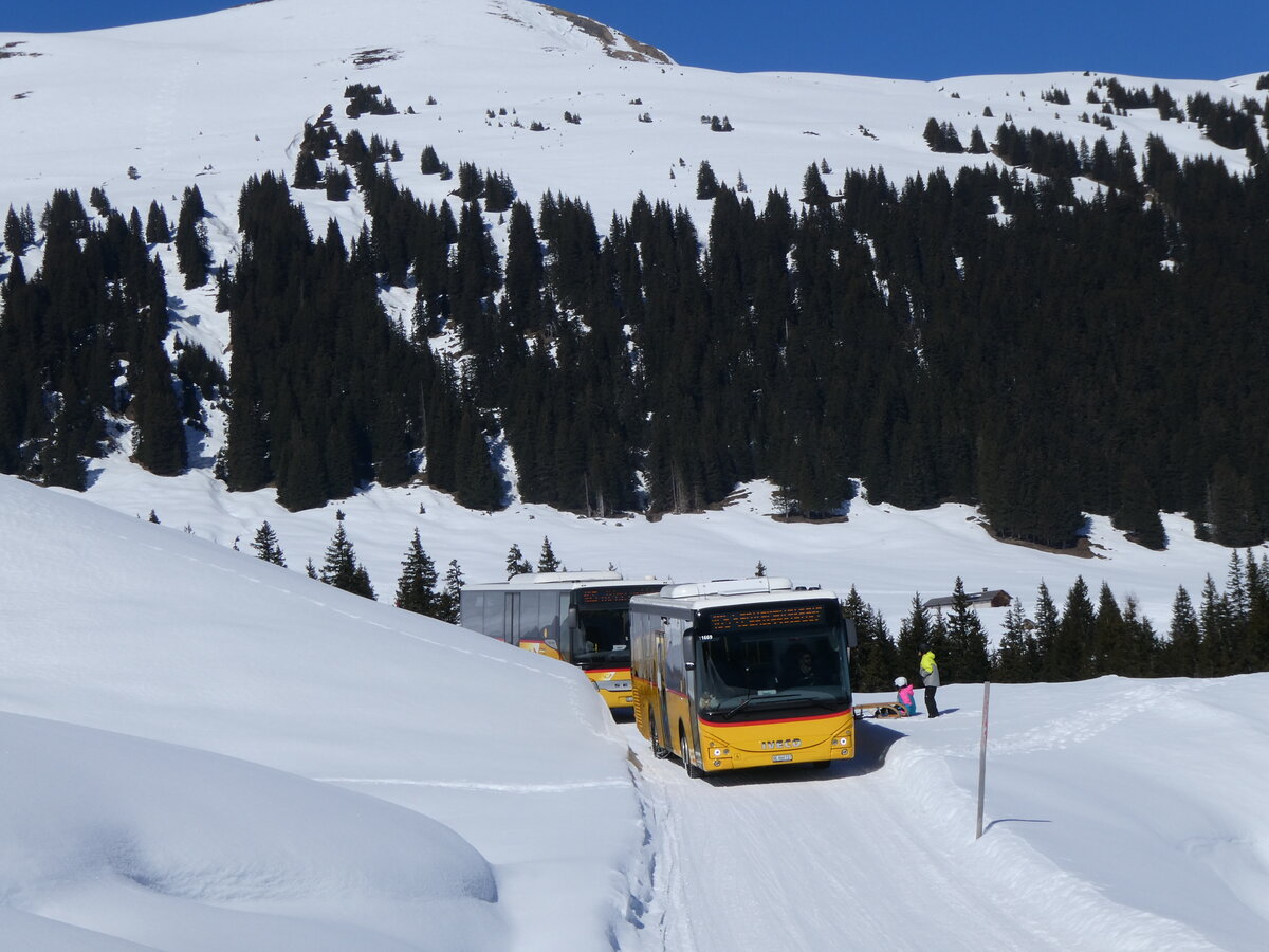 (272'587) - Flck, Brienz - Nr. 27/BE 868'727/PID 11'669 - Iveco am 2. Mrz 2025 bei der Grossen Scheidegg