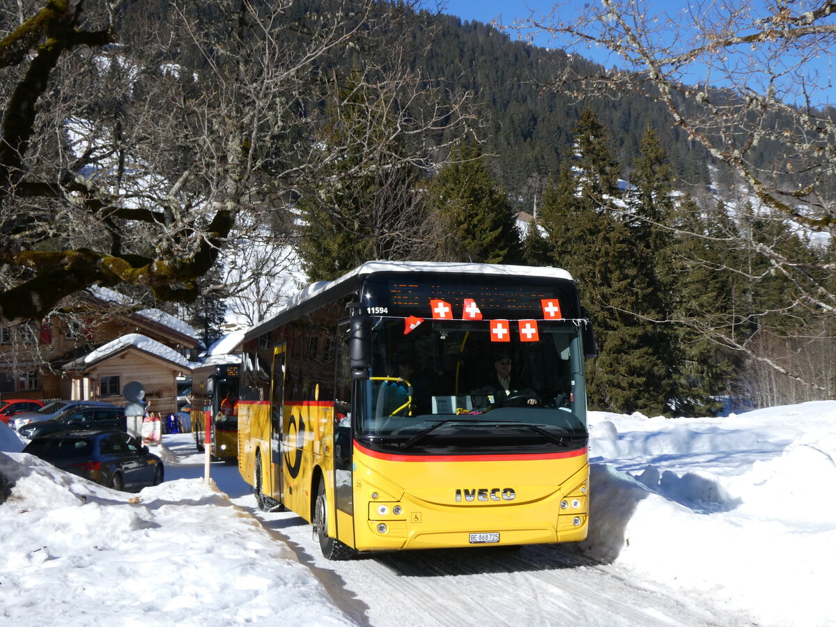 (272'601) - Flck, Brienz - Nr. 25/BE 868'725/PID 11'594 - Iveco am 2. Mrz 2025 auf der Schwarzwaldalp