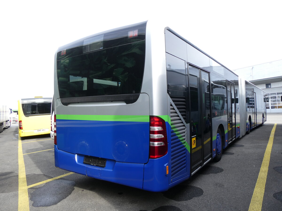 (272'726) - PostAuto Nordschweiz - PID 12'422 - Mercedes (ex TPL Lugano Nr. 406) am 9. Mrz 2025 in Kerzers, Interbus