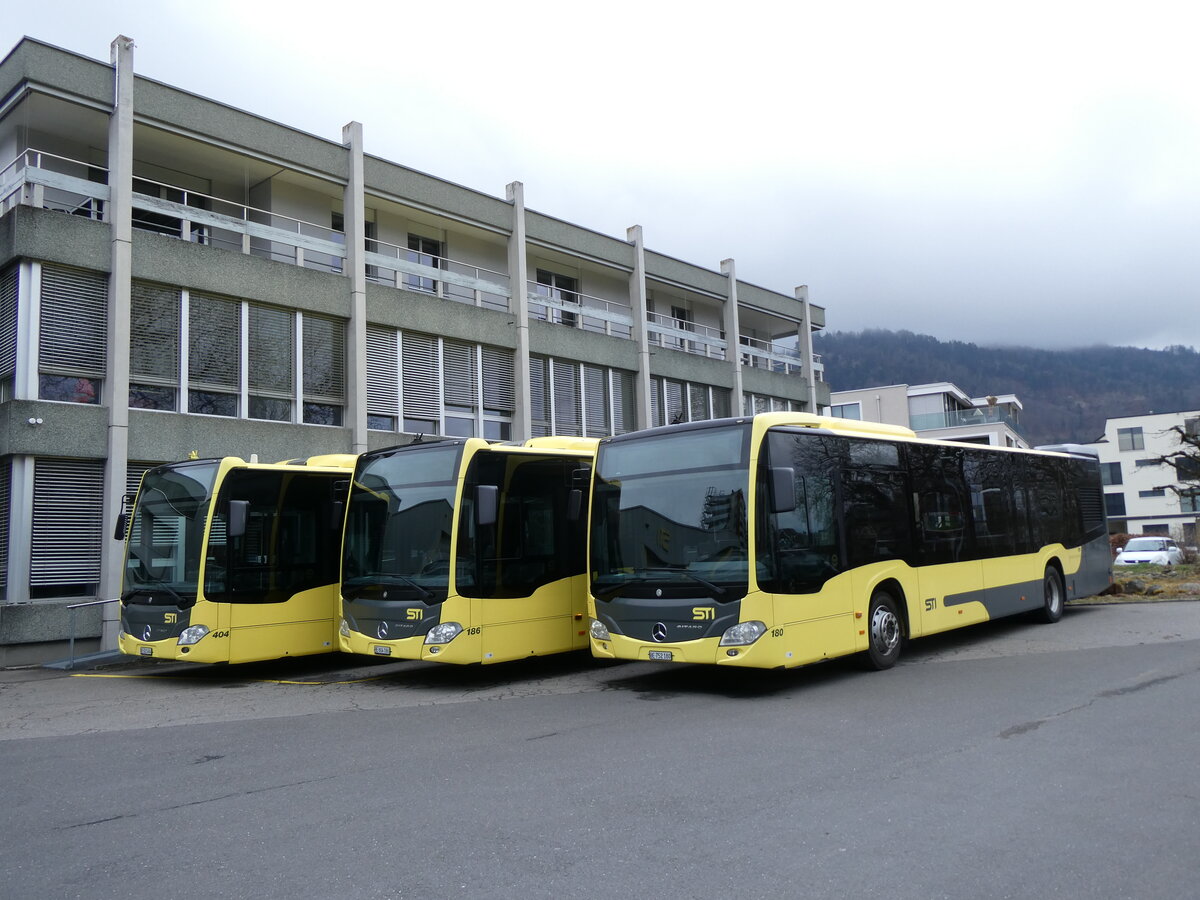 (273'041) - STI Thun - Nr. 180/BE 752'180 - Mercedes am 16. Mrz 2025 in Thun, Garage
