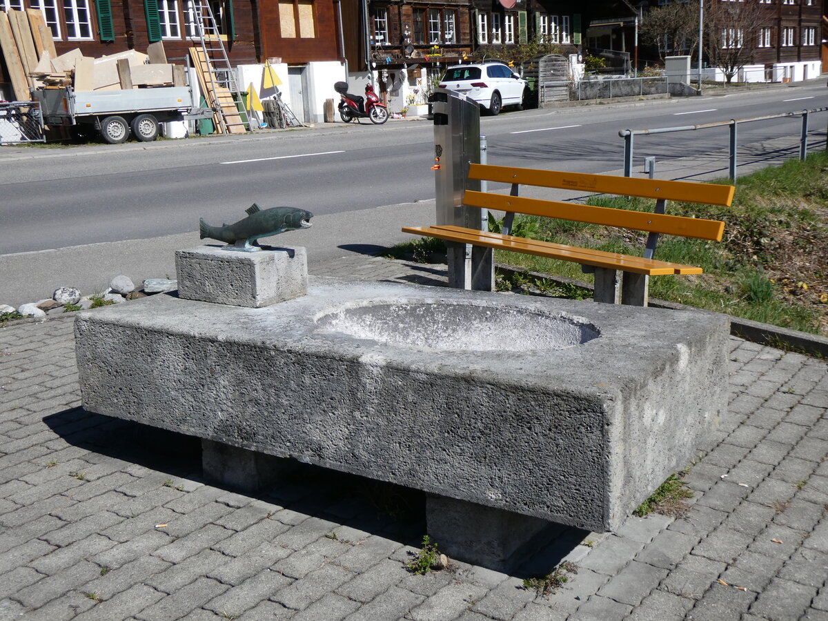 (273'099) - Brunnen am 20. M�rz 2025 in Ringgenberg, Moosrain
