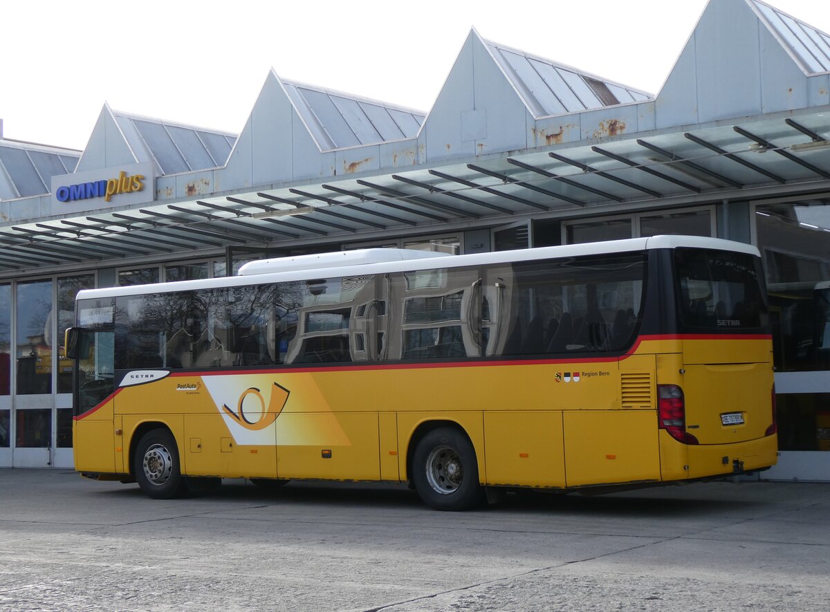 (273'112) - PostAuto Bern - BE 707'891/PID 4535 - Setra (ex Nr. 3; ex Kbli, Gstaad Nr. 3) am 20. Mrz 2025 in Thun, Garage STI