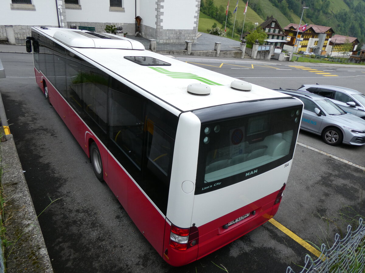 (275'749) - PostAuto Zentralschweiz - Nr. 564/OW 41'564/PID 12'449 - MAN (ex Dr. Richard, A-Wien Nr. 1427) am 23. Mai 2025 in Melchtal, Dorf