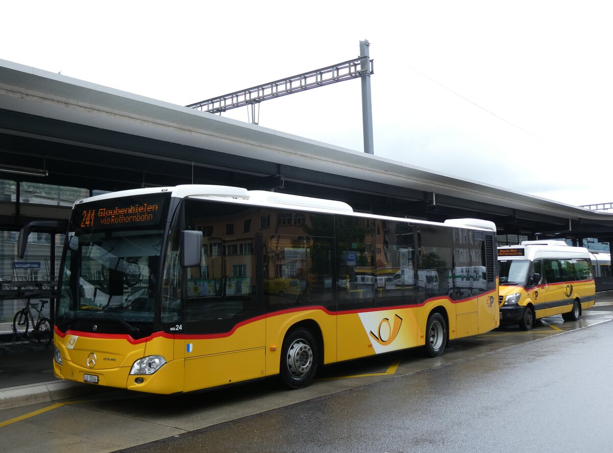 (275'844) - Amstein, Willisau - Nr. MB 24/LU 15'564/PID 11'788 - Mercedes am 26. Mai 2025 beim Bahnhof Schpfheim