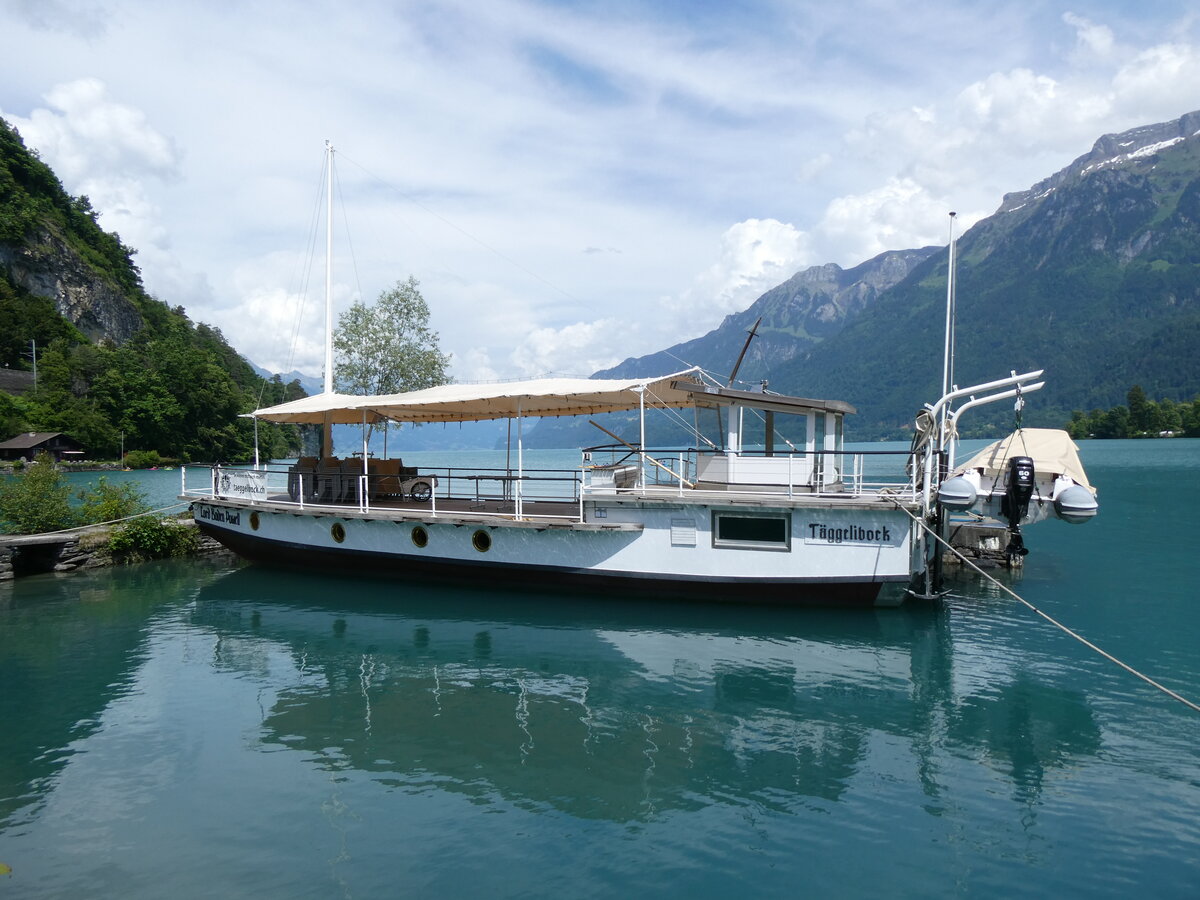 (276'193) - Motorschiff T�ggelibock am 1. Juni 2025 auf dem Brienzersee bei Interlaken
