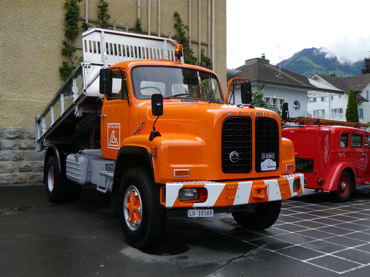 (276'423) - L�tscher - LU 10'169 - Saurer am 7. Juni 2025 in Sarnen, OiO