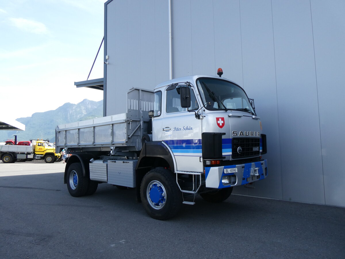 (276'635) - Sch�r - BL 6596 - Saurer am 14. Juni 2025 in Aigle, Kolly SA
