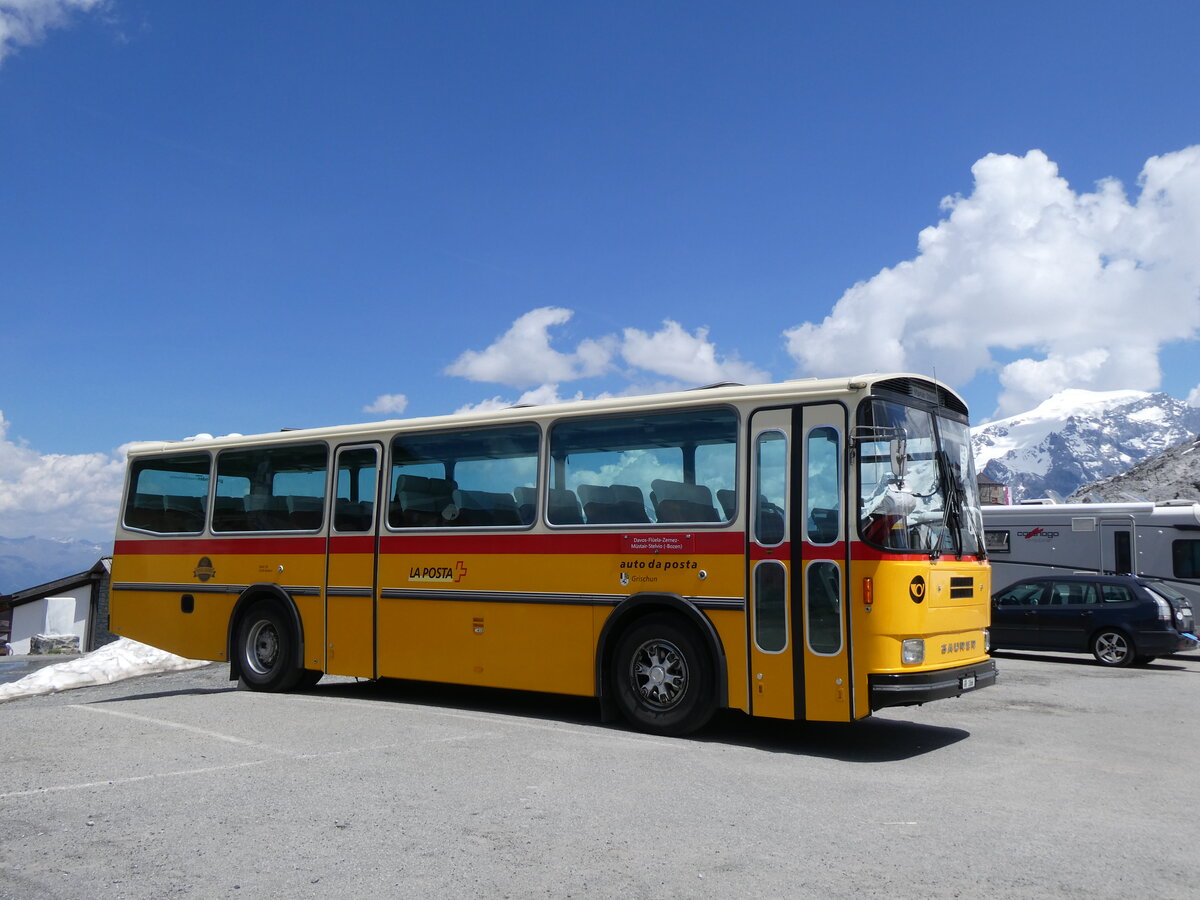 (277'042) - Aus der Schweiz: Gaudenz, Andeer - GR 1866 - Saurer/R&J (ex Mark, Andeer PID 2824; ex PostAuto Graubnden; ex P 24'350) am 19. Juni 2025 auf dem Stilfserjoch