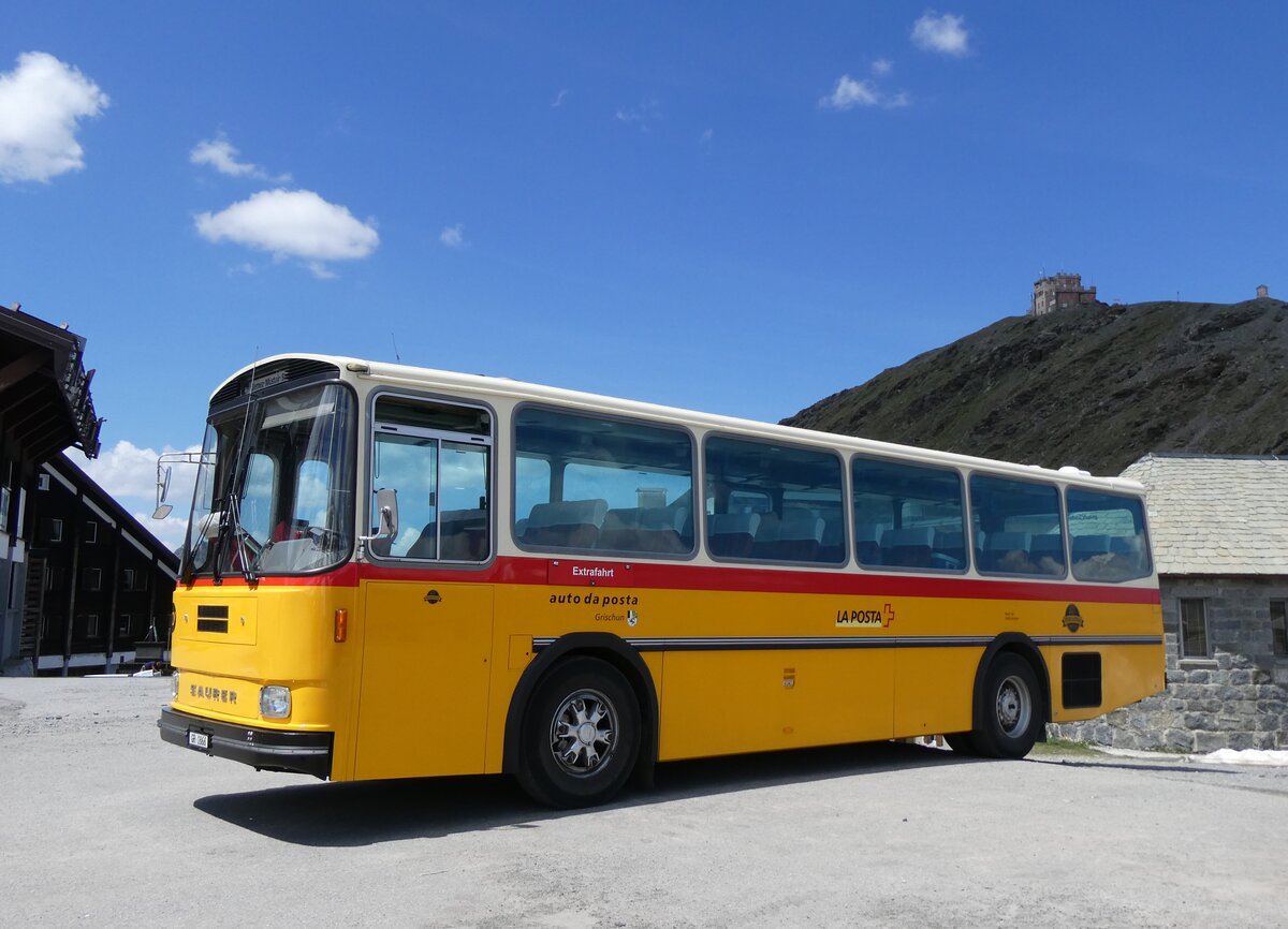 (277'044) - Aus der Schweiz: Gaudenz, Andeer - GR 1866 - Saurer/R&J (ex Mark, Andeer PID 2824; ex PostAuto Graubnden; ex P 24'350) am 19. Juni 2025 auf dem Stilfserjoch