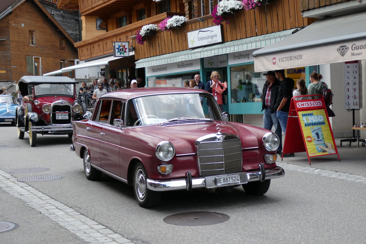 (278'184) - Mercedes - BE 887'524 - am 27. Juli 2025 in Adelboden, Dorfstrasse