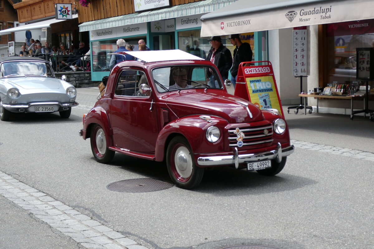 (278'188) - Fiat - BE 49'992 - am 27. Juli 2025 in Adelboden, Dorfstrasse