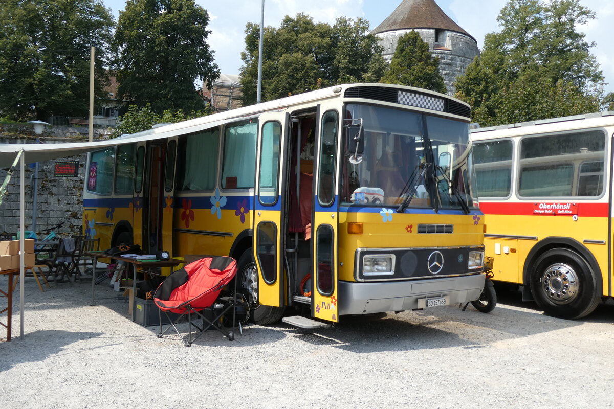 (278'967) - Schoch, Solothurn - SO 156'658 - Mercedes/Tscher (ex Reinhart, Selzach; ex Gessinger, Bad Ragaz) am 16. August 2025 in Solothurn, Baseltor