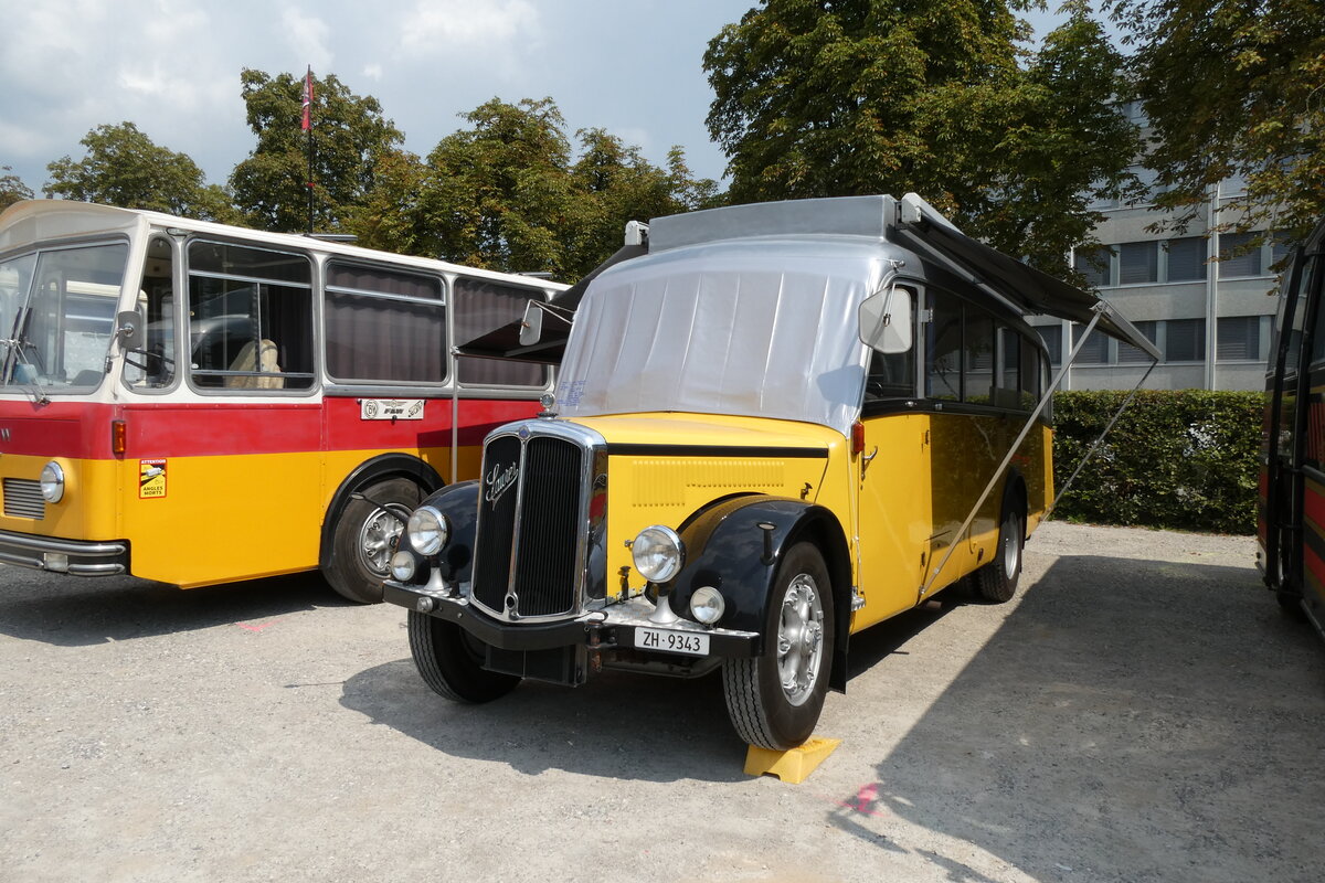 (278'994) - Langenegger A., Wdenswil - ZH 9343 - Saurer/Krapf (ex Tscharner, Thusis) am 16. August 2025 in Solothurn, Baseltor