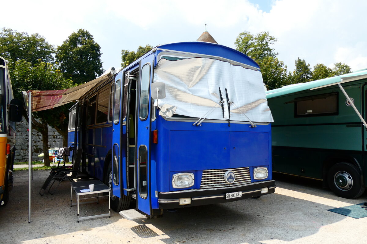 (279'045) - Ruch, Schaffhausen - SH 60'178 U - Saurer/Tscher (ex AAGU Altdorf Nr. 1; ex Sigrist, Flelen) am 16. August 2025 in Solothurn, Baseltor