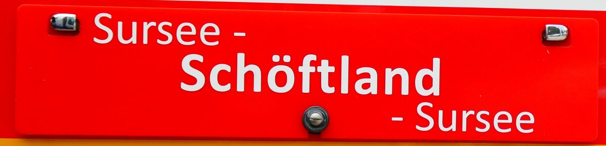 (279'093) - Routentafel - Sursee - Schftland - Sursee - am 16. August 2025 in Solothurn, Baseltor