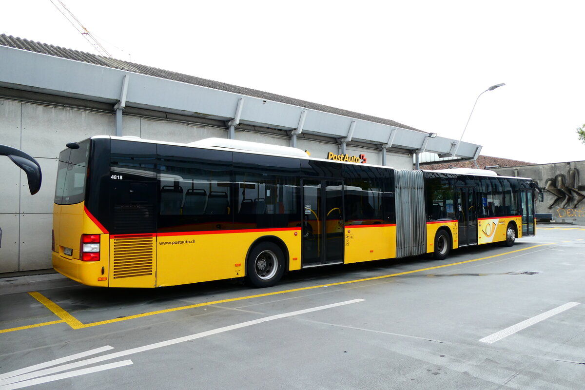 (279'242) - PostAuto Ostschweiz - TG 158'213/PID 4818 - MAN (ex PostAuto Graubnden; ex PostAuto Ostschweiz SZ 68'458; ex PostAuto Ostschweiz SZ 44'040; ex Kistler, Reichenburg) am 21. August 2025 in Bern, Postautostation
