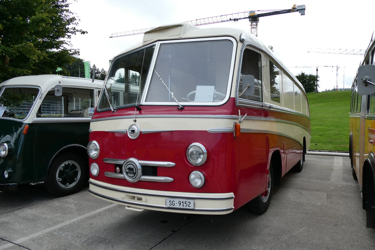 (279'658) - Sutter, Gossau - SG 9152 - Berna/R&J (ex Guggenbhl, Brissago; ex VB Biel Nr. 110; ex VB Biel Nr. 10) am 30. August 2025 in Oberkirch, CAMPUS Sursee