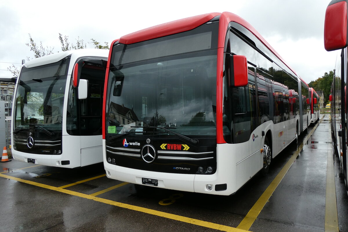 (280'771) - RVBW Wettingen - (145'907) - eMercedes am 27. September 2025 in Winterthur, Daimler Buses (280'771) - RVBW Wettingen - (145'907) - eMercedes am 27. September 2025 in Winterthur, Daimler Buses