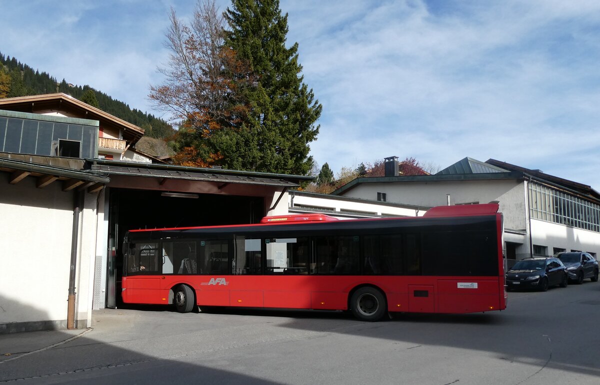 (281'918) - AFA Adelboden - Nr. 91/BE 26'704 - Solaris am 31. Oktober 2025 in Adelboden, Busstation