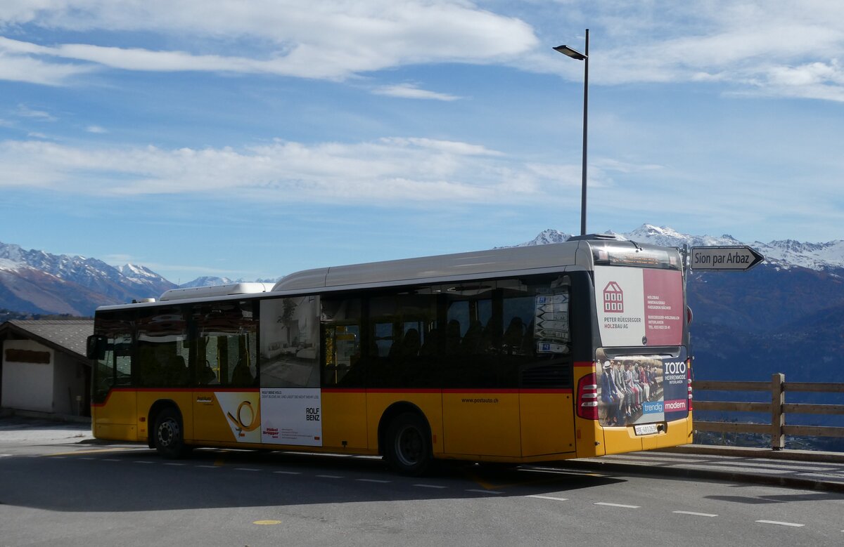 (282'079) - PostAuto Bern - BE 401'263/PID 5417 - Mercedes (ex BE 610'544; ex BE 538'988; ex BE 637'781) am 6. November 2025 in Anzre, Tlcabine