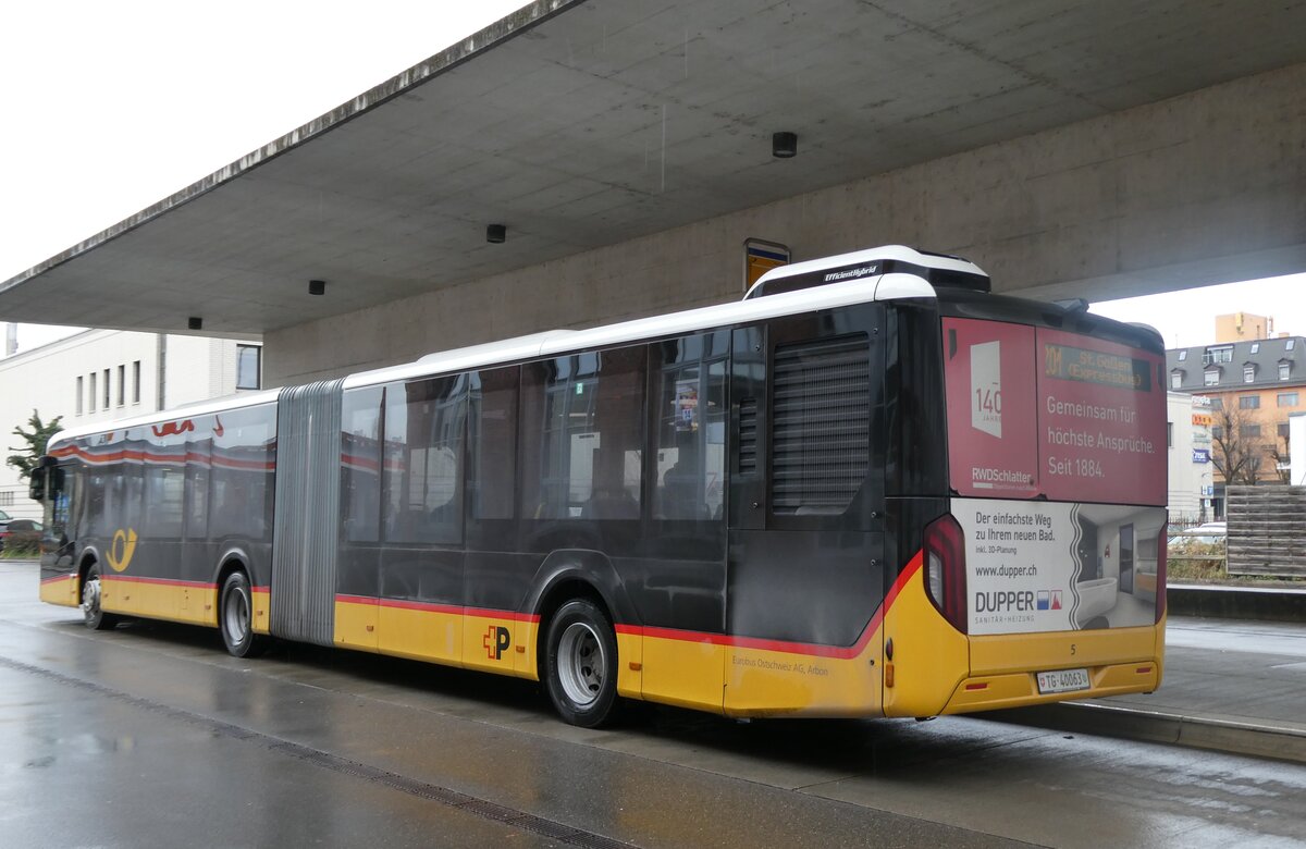 (282'759) - Eurobus, Arbon - Nr. 5/TG 40'063/PID 11'988 - MAN am 5. Dezember 2025 in Arbon, Bushof