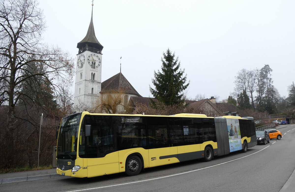 (283'167) - STI Thun - Nr. 182/BE 804'182 - Mercedes am 14. Dezember 2025 in Steffisburg, Kirche