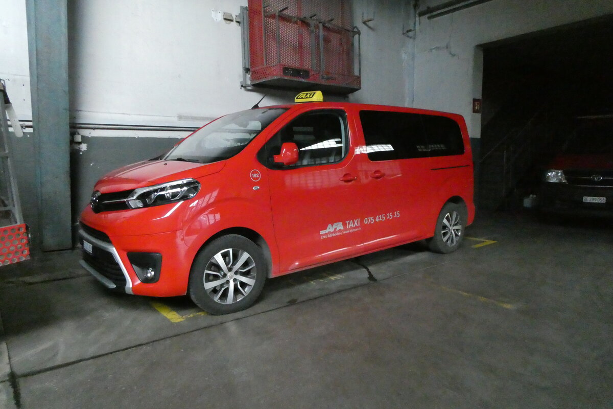 (283'314) - AFA Adelboden - Nr. 192/BE 510'255 - Toyota am 20. Dezember 2025 in Adelboden, Busstation