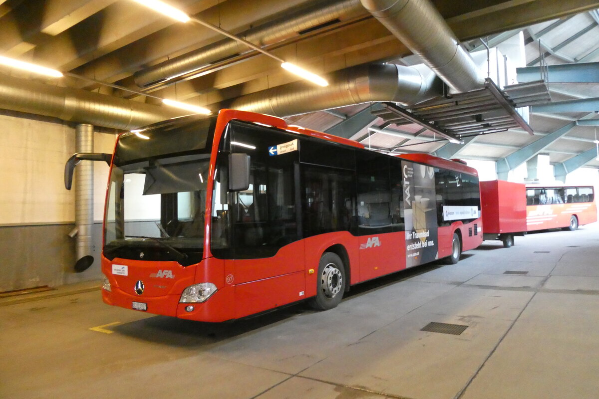 (284'286) - AFA Adelboden - Nr. 97/BE 823'927 - Mercedes am 20. Januar 2026 in Adelboden, Busstation