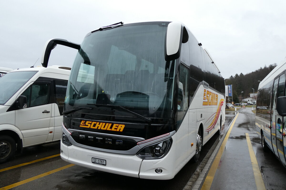 (284'982) - Schuler, Feusisberg - SZ 1787 - Setra am 21. Februar 2026 in Winterthur, Daimler Buses