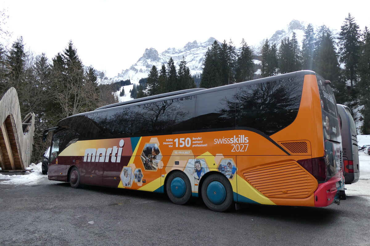 (285'010) - Marti, Kallnach - Nr. 4/BE 572'204 - Setra am 22. Februar 2026 in Adelboden, ASB