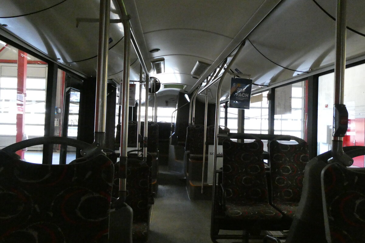 (285'065) - AFA Adelboden - Nr. 491/BE 549'198 - Solaris (ex Nr. 91) am 24. Februar 2026 in Frutigen, Garage (Innenaufnahme)