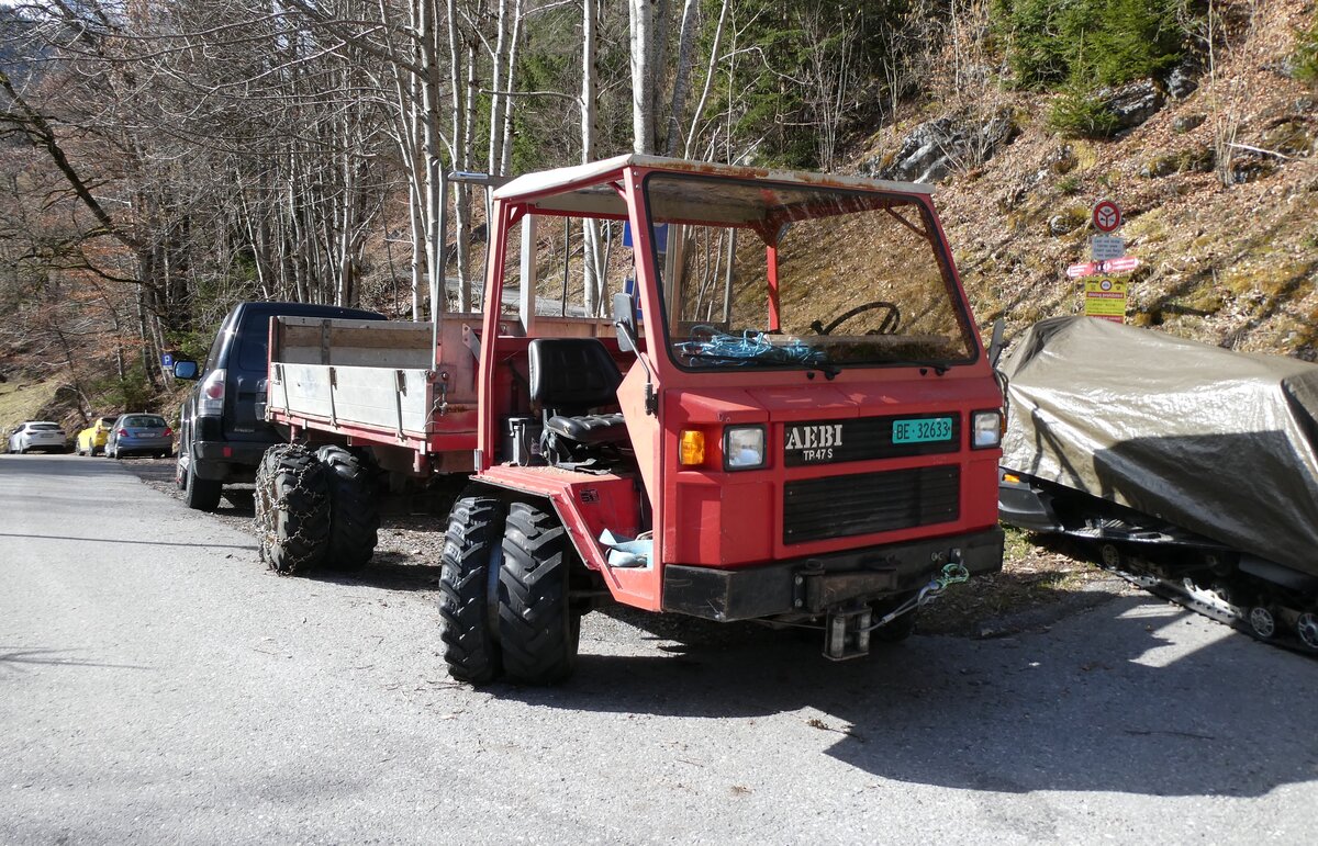 (285'222) - Aebi - BE 32'633 - am 5. M�rz 2026 in Isenfluh