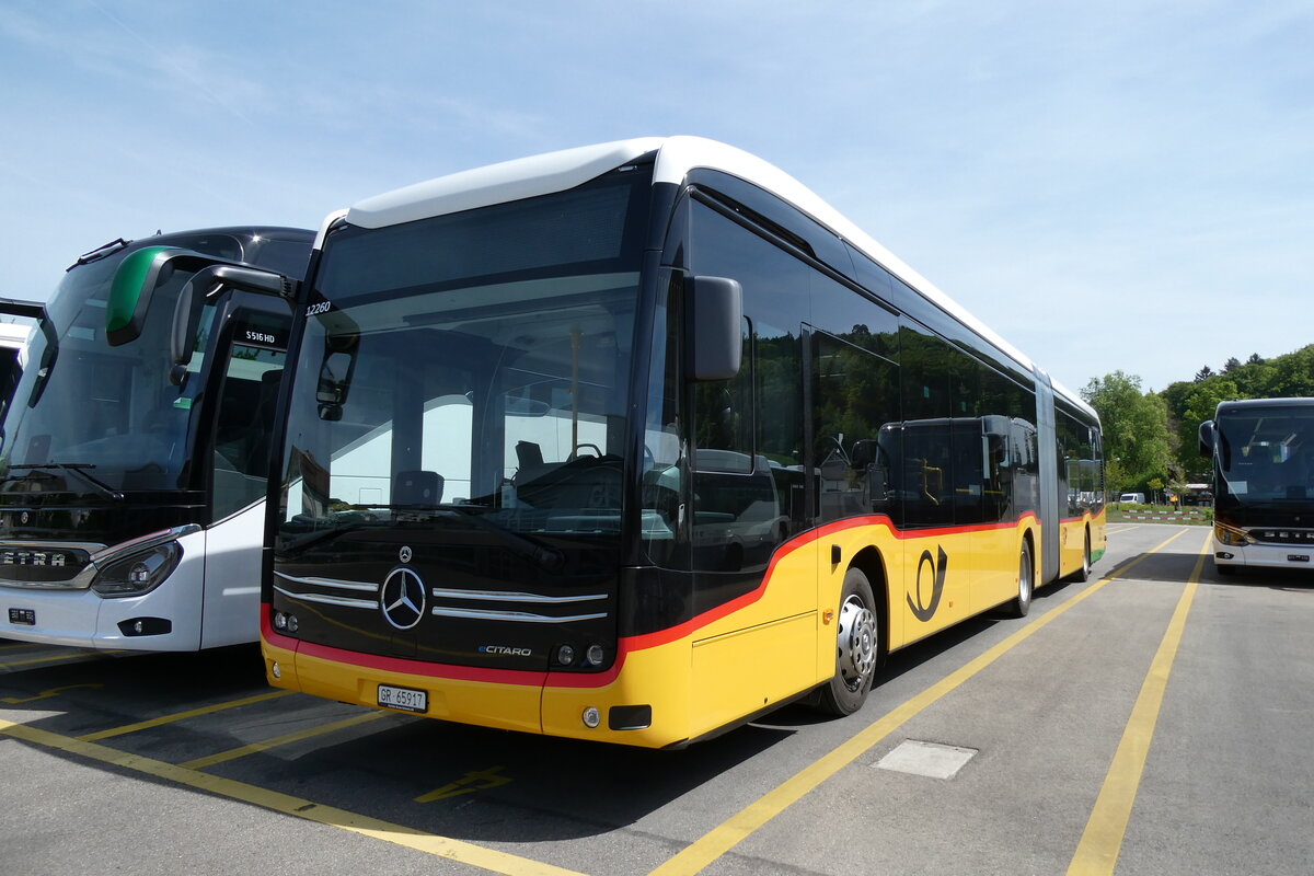(286'693) - PostAuto Graub�nden - GR 65'917/PID 12'260 - eMercedes am 2. Mai 2026 in Winterthur, Daimler Buses