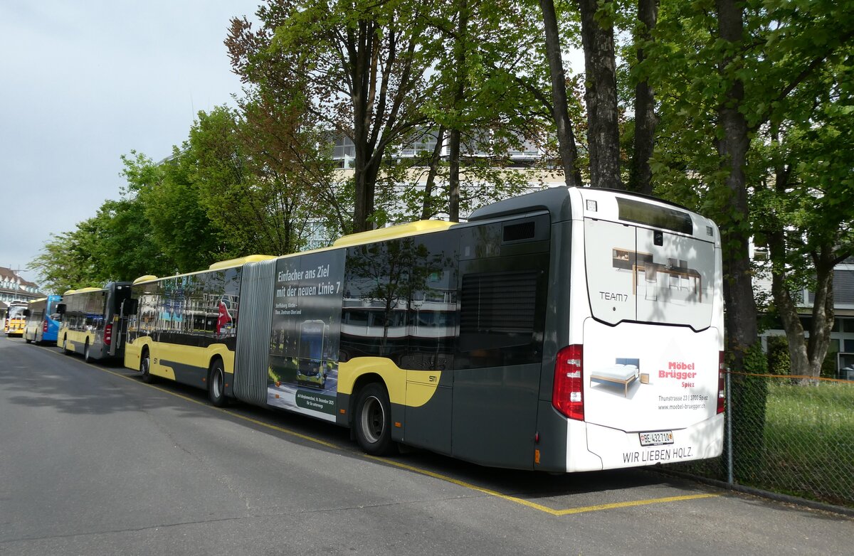 (286'721) - STI Thun - Nr. 710/BE 432'710 - Mercedes am 3. Mai 2026 bei der Schiffl�ndte Thun