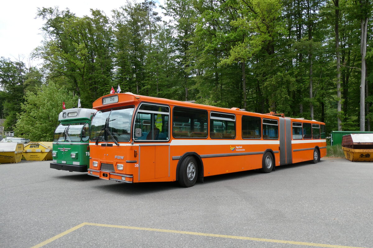 (286'794) - ZVB Zug (RWB) - Nr. 35 - FBW/Hess am 3. Mai 2026 in Burgdorf, �kihof Ziegelgut