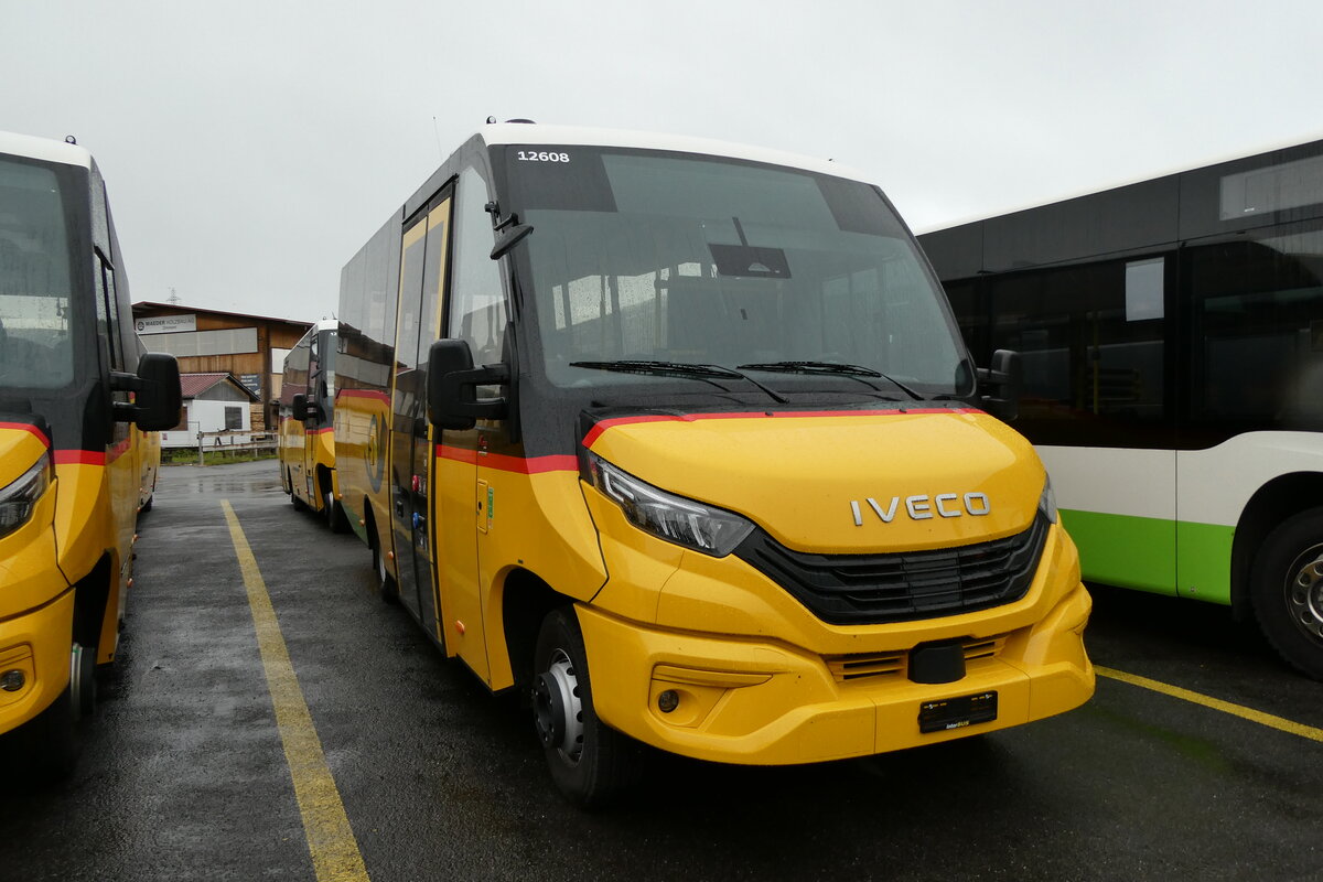 (286'964) - CarPostal Ouest - PID 12'608 - eIveco/K-Bus am 14. Mai 2026 in Kerzers, Interbus