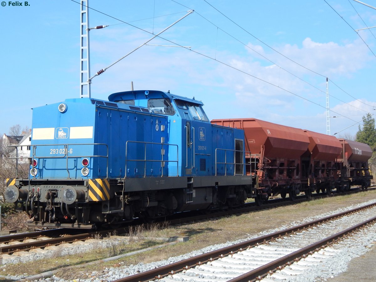 293 021-6 der Press in Lancken am 16.04.2016