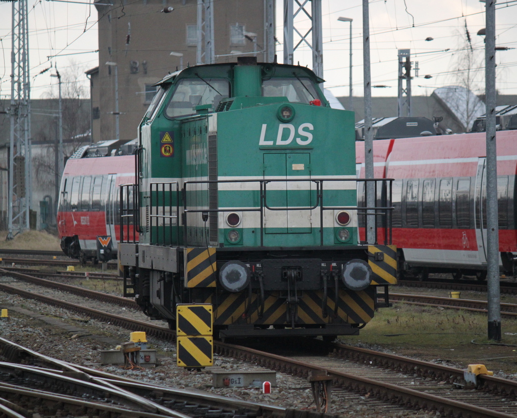 293 511-2 war am 22.02.2015 abgestellt im Rostocker Hbf